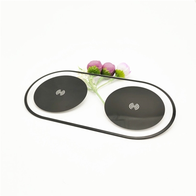 Factory Customized Wireless Charger Printed Tempered Glass Panels